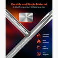 thumbnail image 3 of KFFKFF Grill Burner Tube for Weber Q200 Series, Q220 Series, Q2000 Series, Q2200 Series, Q2400 Series, 20.5-inch Stainless Steel Replacement Tube for Weber Models 396000, 396001, 396002, 566002, 3 of 9