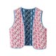 thumbnail image 3 of HH TRAF Otoño Mujer Elegante Flor Estampada Sin Mangas Cuello En V Chaleco de Algodón Reversible Chaleco de Mujer Alta Ropa de Calle Tops Mujer, 3 of 5