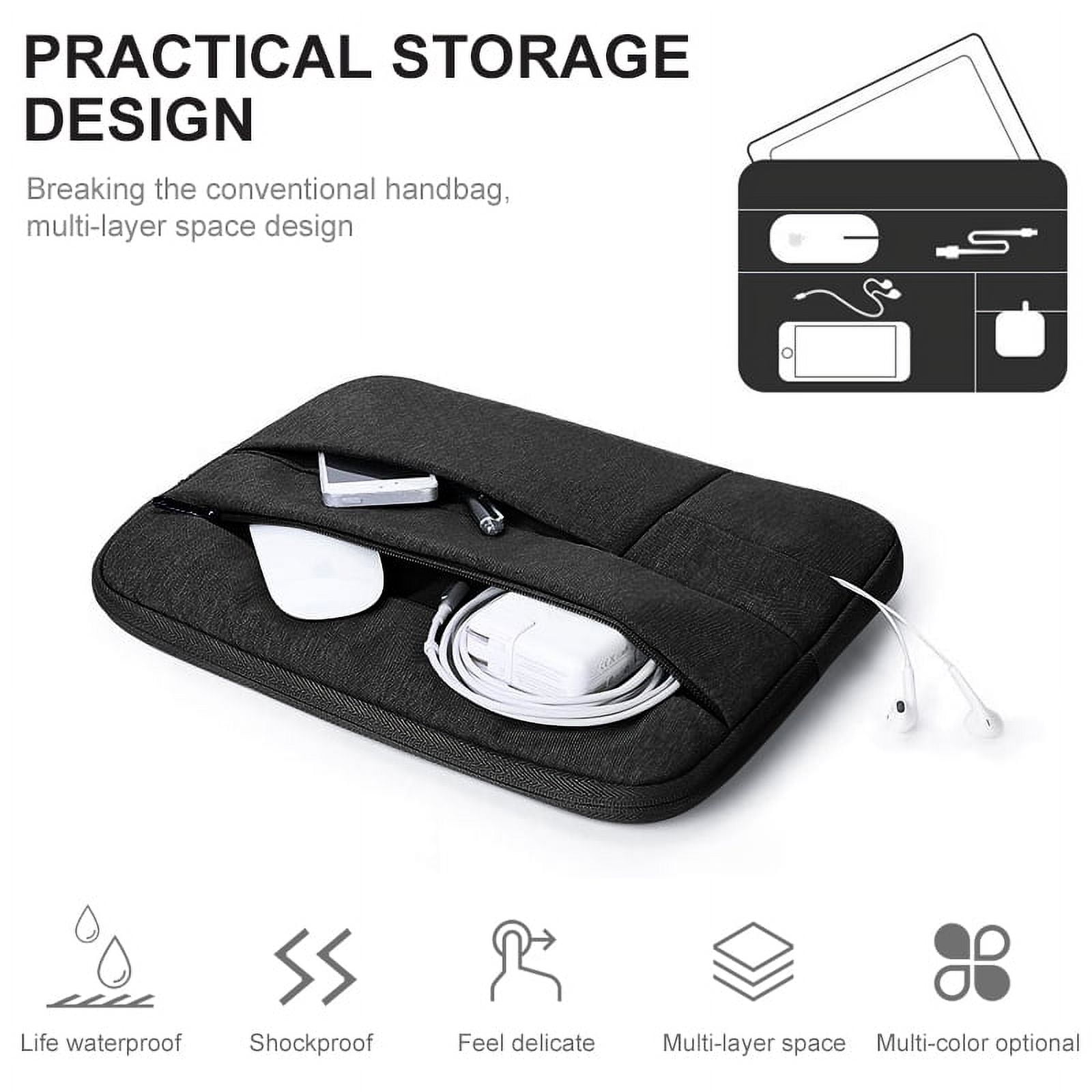 LNKOO 15.6 inch Laptop Case Laptop Bag, Multi-functional Notebook Sleeve Carrying Case Computer Bag for Samsung Acer Asus Lenovo Yoga Macbook Ultrabook Chromebook