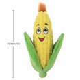 thumbnail image 2 of Fun and Cute Plush Stuffed Vegetable Dog Toy Squeaky Eggplant Corn Pet Toy, 2 of 5