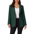 thumbnail image 1 of SACO FORMAL DE OFICINA PARA MUJER INSPIRE CHIC, CHAQUETA DE MANGA LARGA, SACO DE 1 BOTÓN, 1 of 5