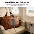 thumbnail image 4 of MyBat Pro Atelier Series 4.2FT Crossbody Strap + USB-C Charging Cable - Gold, 4 of 9