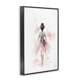 thumbnail image 2 of Stupell Industries Shabby Chic Speckled Ballerina View Black Framed Giclee Art, 20 x 30, by Creative Studio, 2 of 8