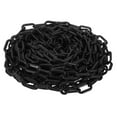 thumbnail image 3 of Uxcell 0.2" Diameter 39Ft Length Plastic Chain Barrier, Safety Link Chain Stanchion for Crowd Control, Black, 3 of 6