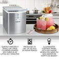 thumbnail image 2 of Igloo Electric Ice Machine Automatic Countertop Ice Maker with Scoop, Stainless Steel, 2 of 4