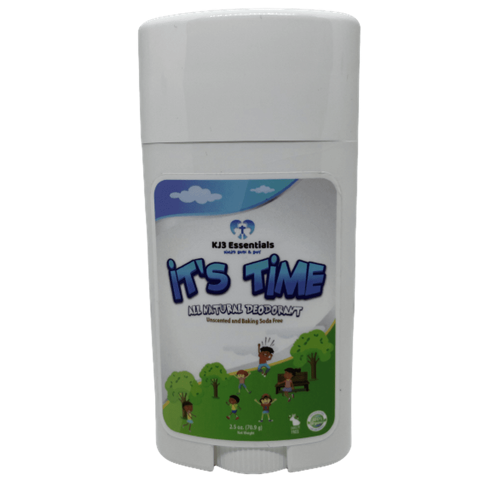 New! KJ3 Essentials It's Time Organic Deodorant Baking Soda Free
