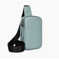 thumbnail image 4 of EnJoCho Ladies Chest Bag Soft Leather Feeling Crossbody Bag Large Capacity Simple Retro Shoulder Bag Travel Bag Mobile Phone Bag Trendy Matching Bags for Male Female for Travel Casual Use, 4 of 5