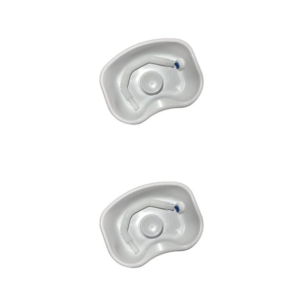 Jumpingount Champú en la cama, lavabo para lavar el cabello, ayuda para el baño para ancianos discapacitados, embarazo, blanco, 150 cm Blanco 150 cm 2piezas