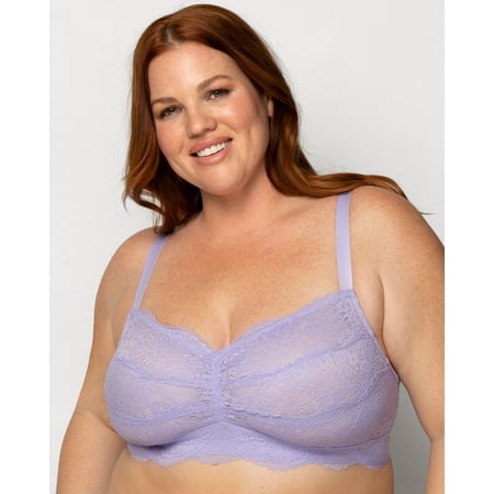 

Luxe Lace Wireless Bralette - Lavender Mist