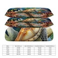 thumbnail image 3 of 3PCS Ocean World Turtle Duvet Cover Set Twin, 1 Duvet Cover And 2 Pillowcase, Duvet Cover for Kids Girls Boys And Teens, 3 of 6