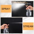 thumbnail image 3 of Armscye 3 Pack 16.9 Oz Spray Bottles Empty, Plastic Clear Squirt Bottles with Adjustable Nozzle, Refillable Spray Container for Gardening, Hair, Cooking, Cleaning with Free Additional Supplies, 3 of 7