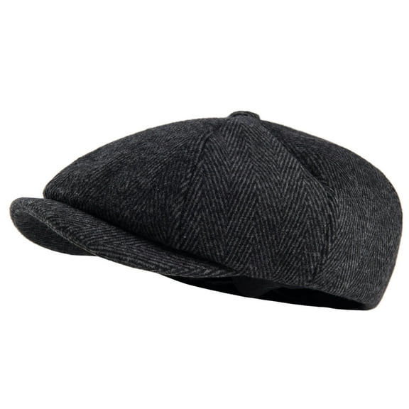 Newsboy Cap Peaky Herringbone Baker Boy Flat Caps for Men