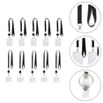 thumbnail image 3 of 10 Pack Badge Lanyards and ID Badge Holder, Cruise Lanyard with Detachable Buckle & Vertical/Horizontal Waterproof Clear ID Hoder for Keys, Cards, Offices, Staff, Employees, 3 of 5