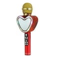 thumbnail image 2 of Microphone Sans Fil Enregistreur DC5V Haut-Parleur Effet de Réduction de Bruit Réverbération Rechargeable 1200mAh Microphones Maison KTV Lecteur Récepteur Rechargeable Micro Mariage Rouge, 2 of 7