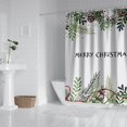 thumbnail image 2 of Shower Curtain for Bathroom Farmhouse Pine Branches Christmas Bathroom Curtain Durable Funny Bath Curtain Hooks Included,72x72Inch, 2 of 5