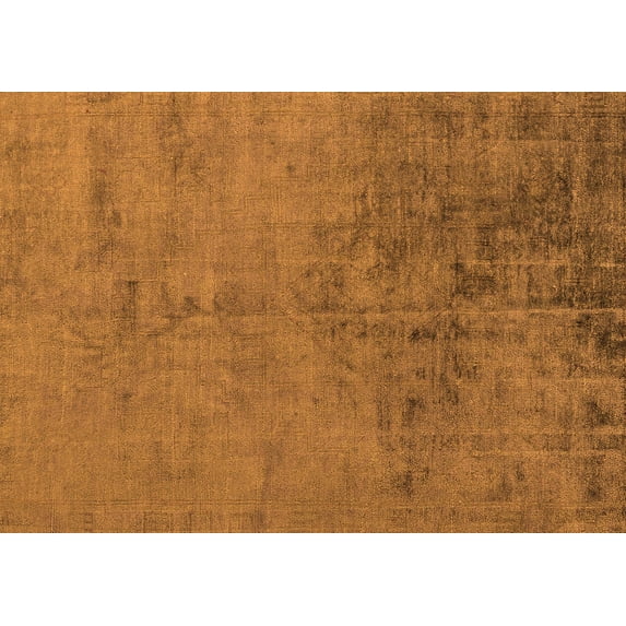 Ahgly Company Indoor Rectangle Abstract Orange Modern Area Rugs, 5' x 7'