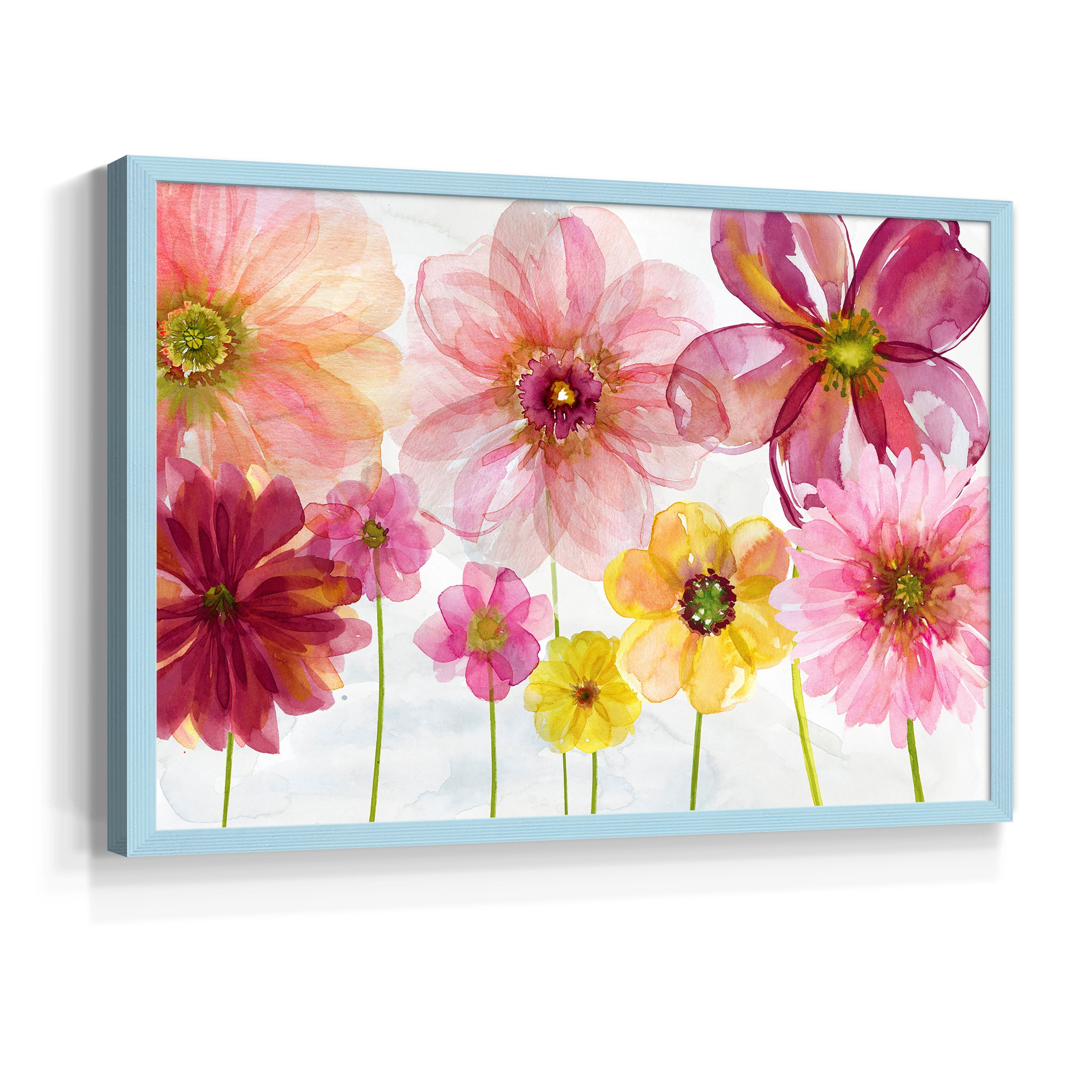 Pop Of Spring by Carol Robinson - Restickable Framed Giclée Print