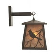 thumbnail image 4 of Meyda Tiffany 115358 7" W Stillwater Song Bird Hanging Wall Sconce - Silver, 4 of 6