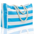 thumbnail image 1 of Kvinnors Strandväska Vattentät Strand Tote Väska med Ficka Kvinnors Sportväska Dam Flickor Sommar Tote Väska Axelväska Shoppingväska, 1 of 4