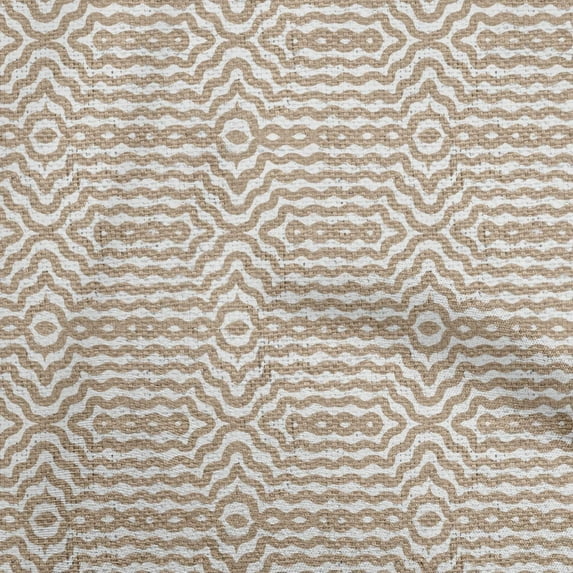 oneOone Viscose Chiffon Brown Fabric Abstract Sewing Craft Projects Fabric Prints By Yard 42 Inch Wide