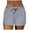 Gray, variant on UAMVSH Women's Yoga Dance Short Pants Sport Shorts Summer Athletic Cycling Hiking Shorts Low Waisted Gym Shorts
