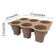 thumbnail image 3 of Maceta Plegable de Silicona para Semilleros con Bandeja de Drenaje – Semillero Transpirable de 6 Celdas para Jardinería de Interior y Siembra En Balcón., 3 of 6