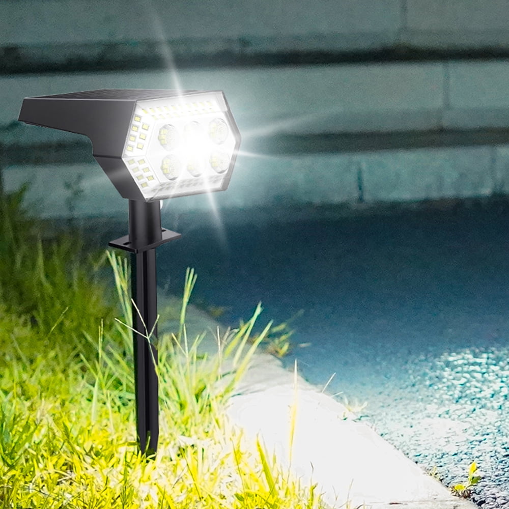 Solar Wall Lights Outdoor 2 Modes Solar Led Waterproof Lighting Pack 6&1 