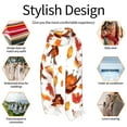 thumbnail image 6 of Shawl Wraps for Women - Thanksgiving Turkey Leaves Oversized Fall Winter Fashion Blanket Scarf for Women, 6 of 6