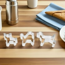 Homoyoyo 6-Piece Cartoon Animal Cookie Molds Baking Tools Set for Baking and Cake Decorating