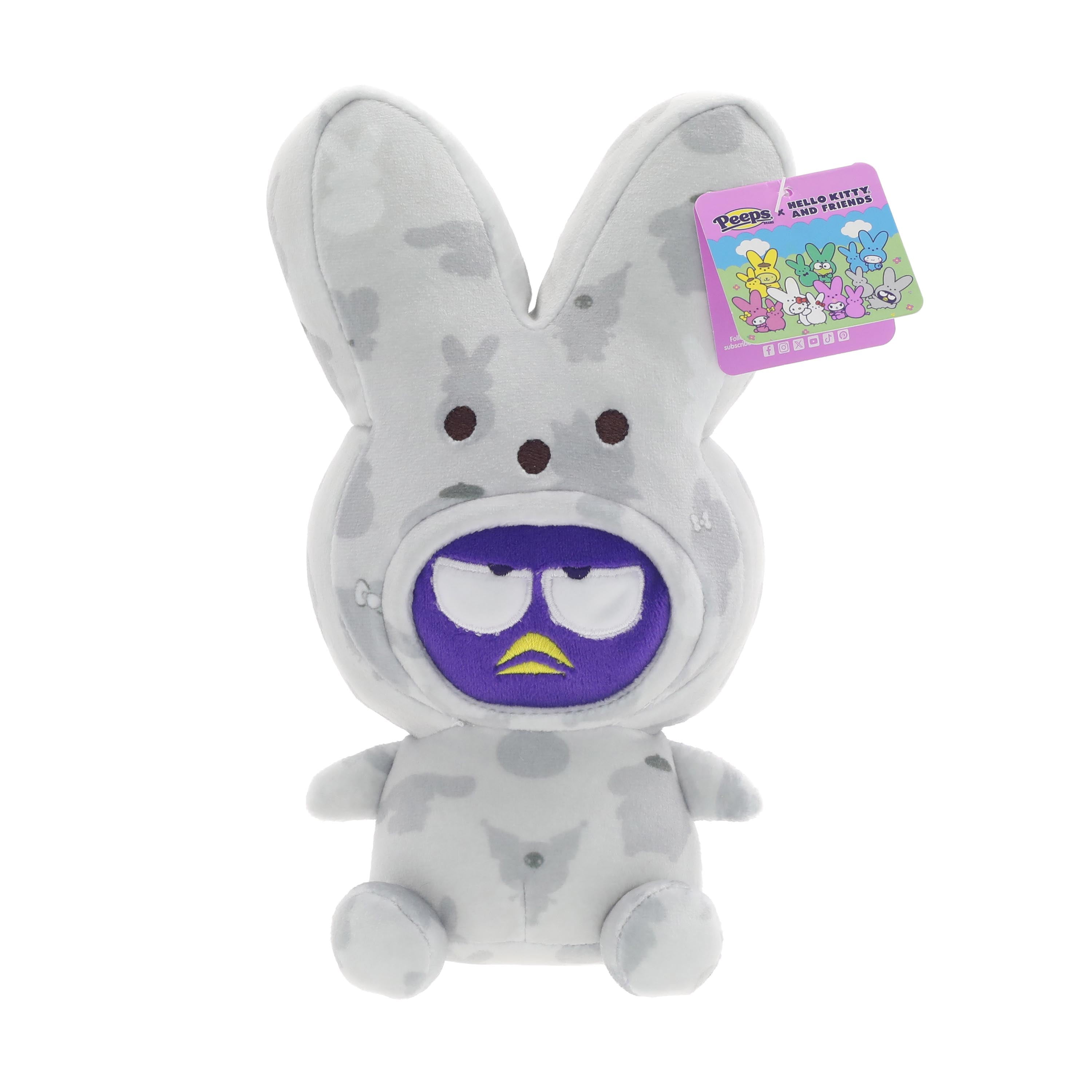Sanrio® Badtz-maru™ x PEEPS® Bunny 9-Inch Plush Stuffed Toy for