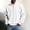 White, variant on Hvogkswy Lightweight Jackets for Men Solid Loose Waffle-Knit Zip Up Collared Jacket Fall Casual Comfy Travel Hiking Sports Jacket
