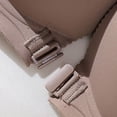 thumbnail image 6 of Arnsht Women's Front Closure Push Up Bras Soft Breathable Underwire Lightly Padded Lift Up T Shirts Bras Brown XL, 6 of 9