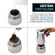 thumbnail image 3 of Cafetera Italiana Moka Redlemon  para Cafe Espresso Acero Inoxidable 300ml, 3 of 7