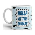 thumbnail image 2 of Holla at This Scholar Graduate Coffee Tea Ceramic Mug Office Work Cup Gift 11 oz, 2 of 3