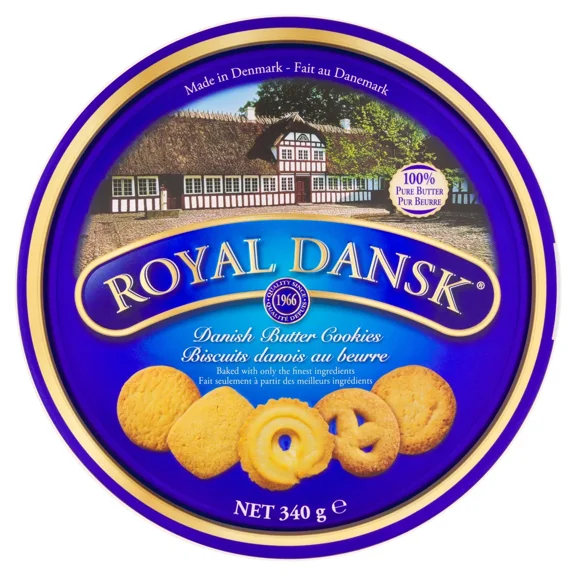 Royal Dansk Danish Butter Cookies - 340g Tin