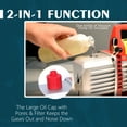thumbnail image 7 of Single-Stage Rotary Vane Vacuum Pump for HVAC/Auto AC Refrigerant Recharging(TA350), 7 of 7