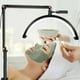 thumbnail image 5 of Lámpara LED de media luna para pestañas, lámpara para tatuajes, lámpara de esteticista, lámpara de escritorio, lámpara de brazo oscilante, lámpara para pestañas, blanca, 5 of 5