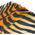 thumbnail image 3 of FREEAMG Tiger Skin Shower Curtain, Waterproof Fabric Shower Curtains with 12 Hooks for Bathroom Hotel Spa Home Decor, 60 x 72 Inch, 3 of 6