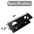 Under Table Laptop Holder Portable Notebook Storage Bracket Stand Mount ...