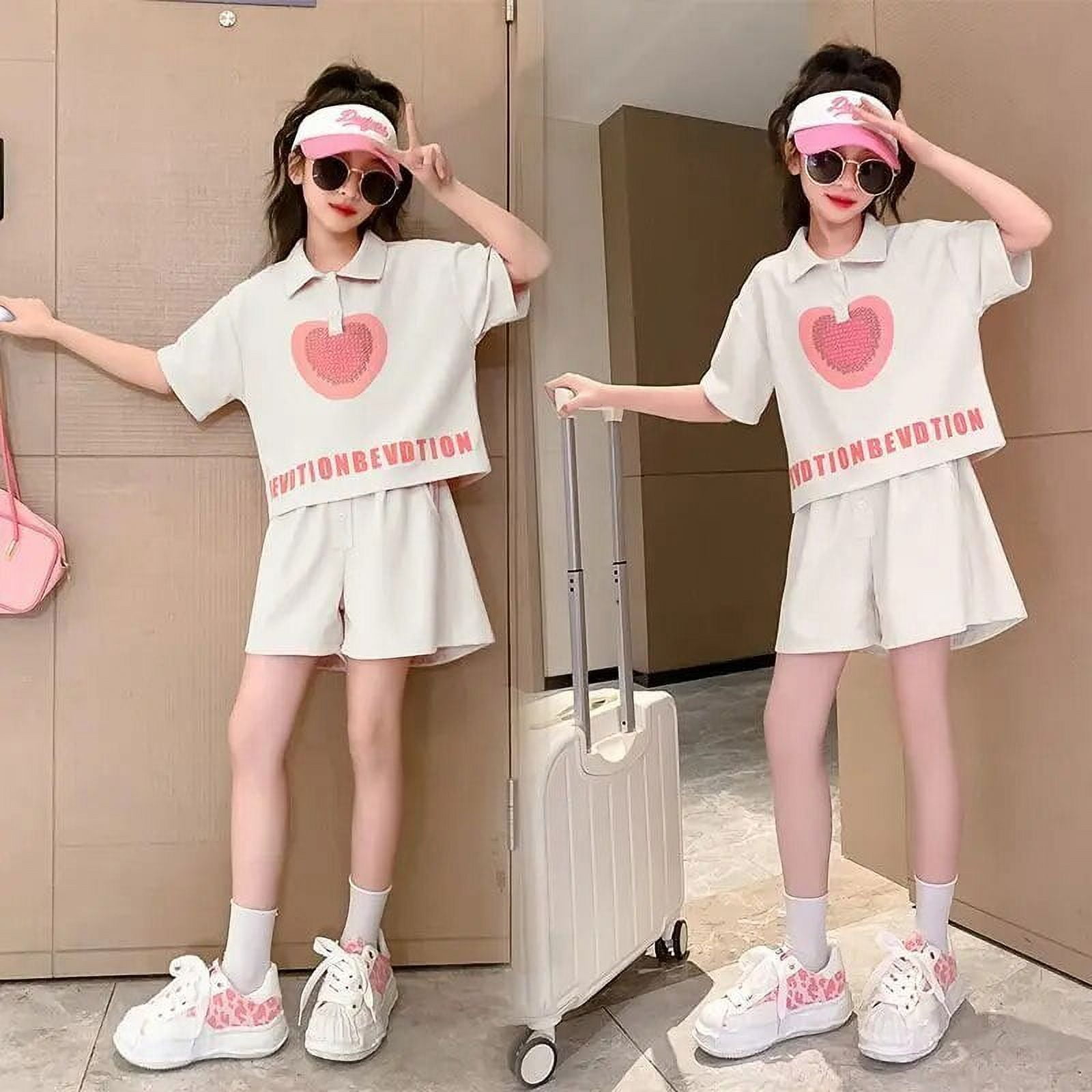 Siblings Children's Denim Suit 2025 Summer Korean Fashion