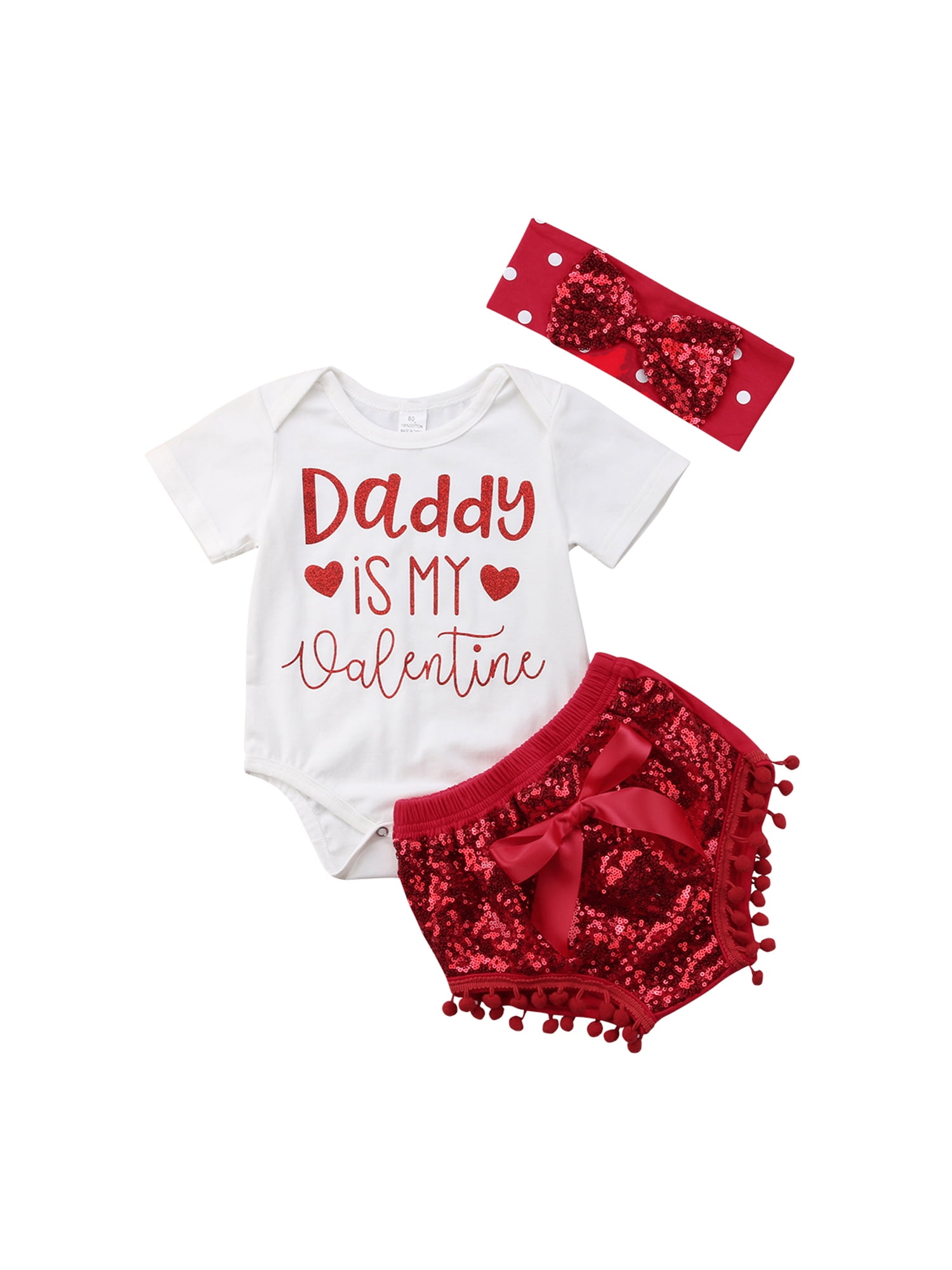 walmart baby valentines outfit