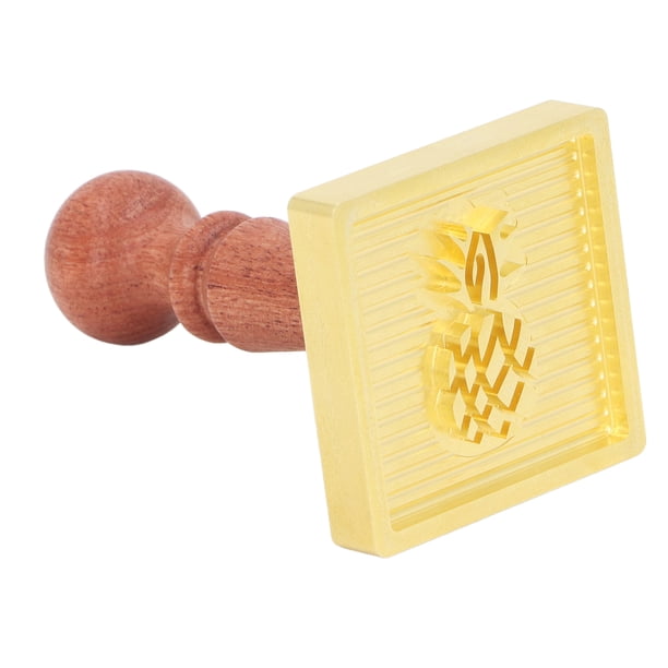 Molde De Hielo De Latón, Uso Conveniente Multiusos, Placa De Estampado De Hielo Con Patrón De Frutas, Fácil Limpieza Para Hacer Bebidas De Whisky Frías