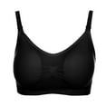 thumbnail image 6 of 1/4 Pack Women's Nursing Bras For Breastfeeding, Maternity Bra Pregnancy Wireless Sleep Nursing Full Coverage Push Up Bralette Bra With Pads, Black/Gray/Beige, S-3XL, 6 of 6