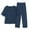 F-Navy, variant on QUYUON 2 Piece Outfits for Women Summer Short Sleeve Crew Neck Pullover Tops & Capris Pants with Pockets Solid Two Piece Pjs Sets Sleepwear Loungewear H-Dark Gray M