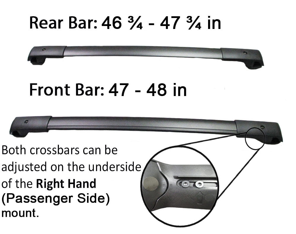 BRIGHTLINES Aero Roof Racks Cross Bars Compatible with Jeep Renegade 2015-2024 for Kayak Luggage Ski Bike Carrier, a Set of 2pcs, Black Aluminum Top Cargo Rack