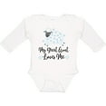 thumbnail image 3 of Inktastic My Great Aunt Loves Me Lamb Boys or Girls Long Sleeve Baby Bodysuit, 3 of 5