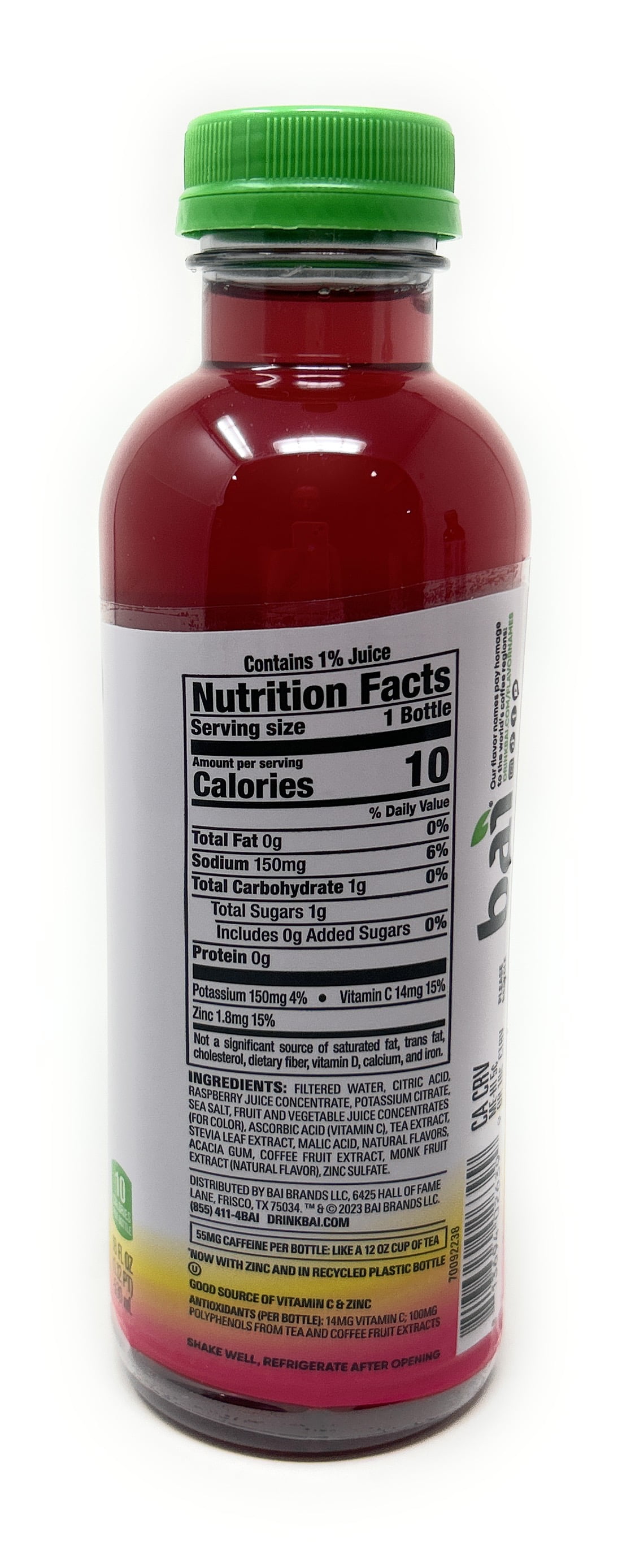 Bai Antioxidant Infused Wonder Water Flavored Water Variety Set 18oz - 7 bottles