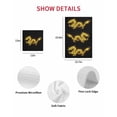 thumbnail image 7 of Dragon Flames Kitchen Dish Towels for Drying Dishes Set of 2, Yellow Dragons Abstract Modern Art Waffle Weave Microfiber Hand Tea Bathroom Towels Quick Dry & Absorbent Towel 15.7x23.6, 7 of 7