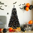 thumbnail image 2 of Costway 4.5 FT Artificial Halloween Tree with 281 Branch Tips 65 Orange Pumpkin Lights, 2 of 10
