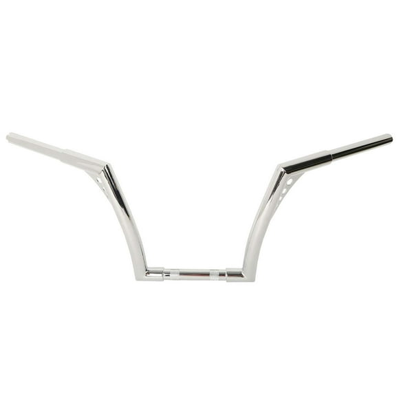 XFMT Motorcycle Chrome 12" Rise APE Hangers Bar 1-1/4" Batwing Handlebar For Harley Sportster XL Softail Dyna Road King